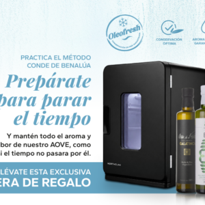 3 Cajas AOVE 500ml (36 ud) + Mini Nevera de Regalo